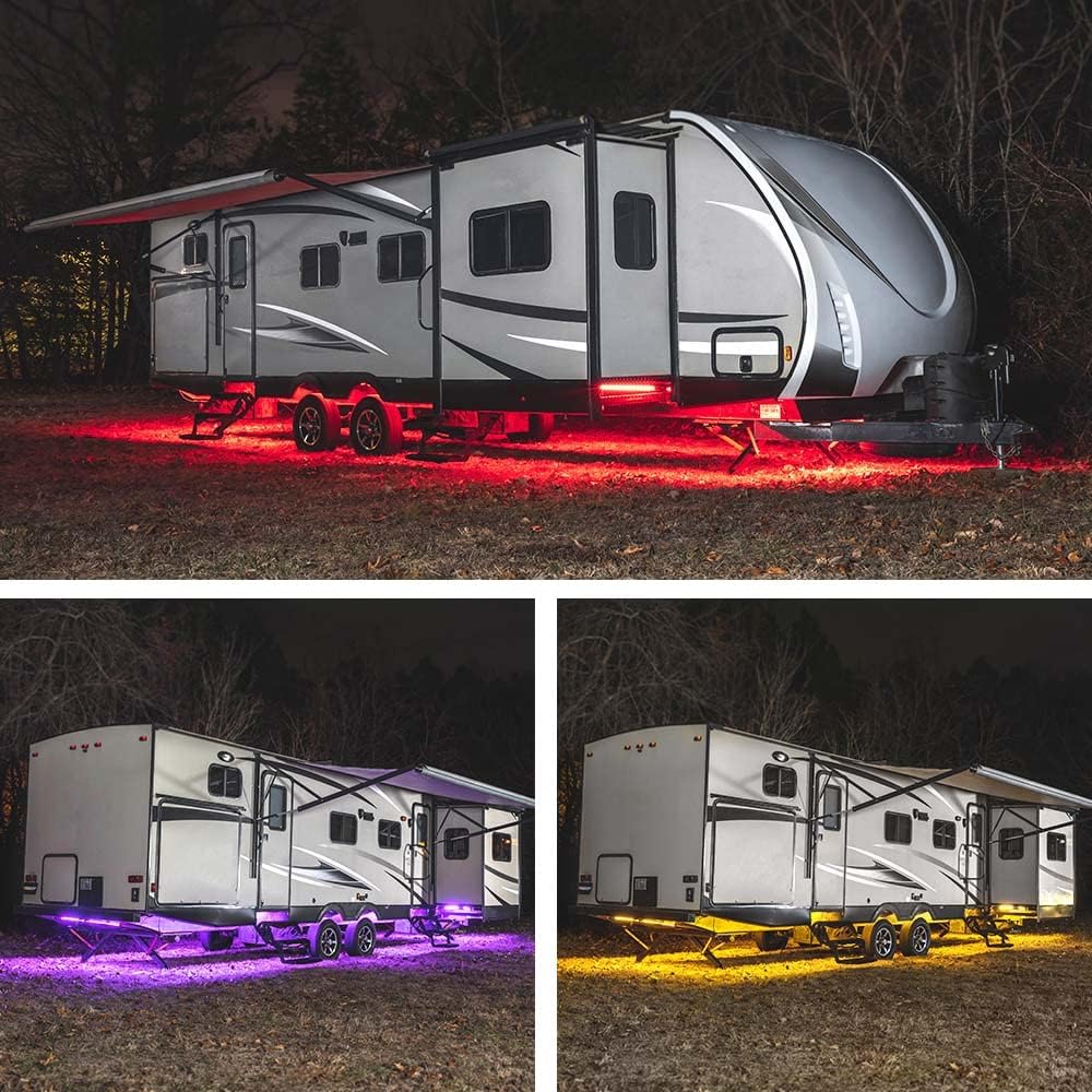14pc LED Underglow Accent Lighting Kit for Recreational Vehicles I10700