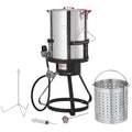 30 Qt Aluminum Turkey Fryer Stock Pot E727