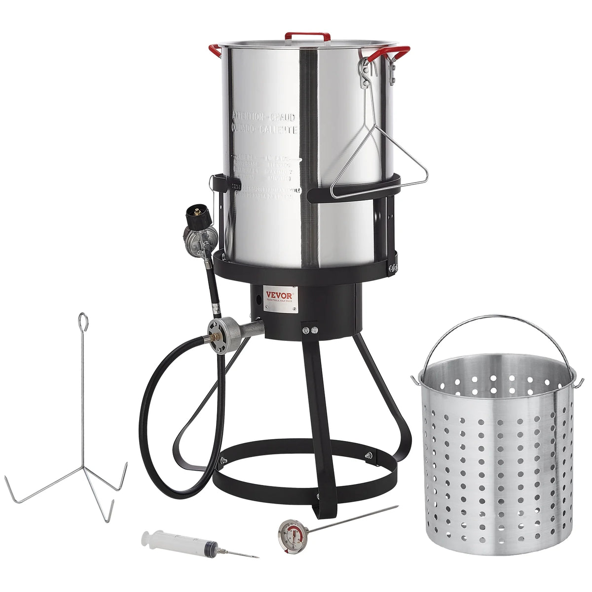 30 Qt Aluminum Turkey Fryer Stock Pot E727