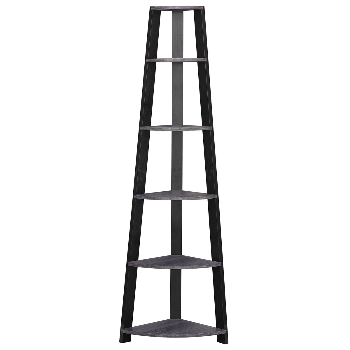 Black Corner Bookcase D4954