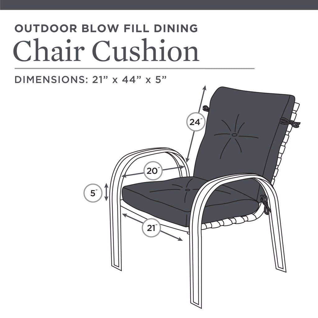Navy Blue Geo Rectangle Outdoor Chair Cushion K915709