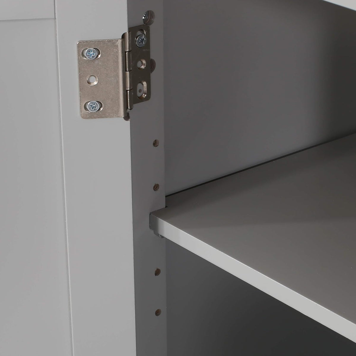 Gray Kitchen Cart with Wheels Y190261