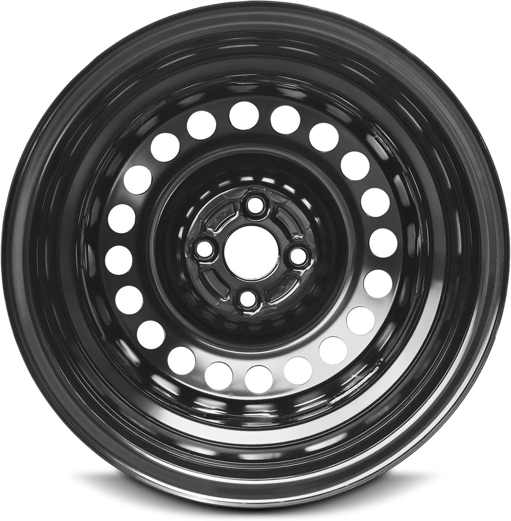 Black Steel Rim 15 Inch 4 Lug C736