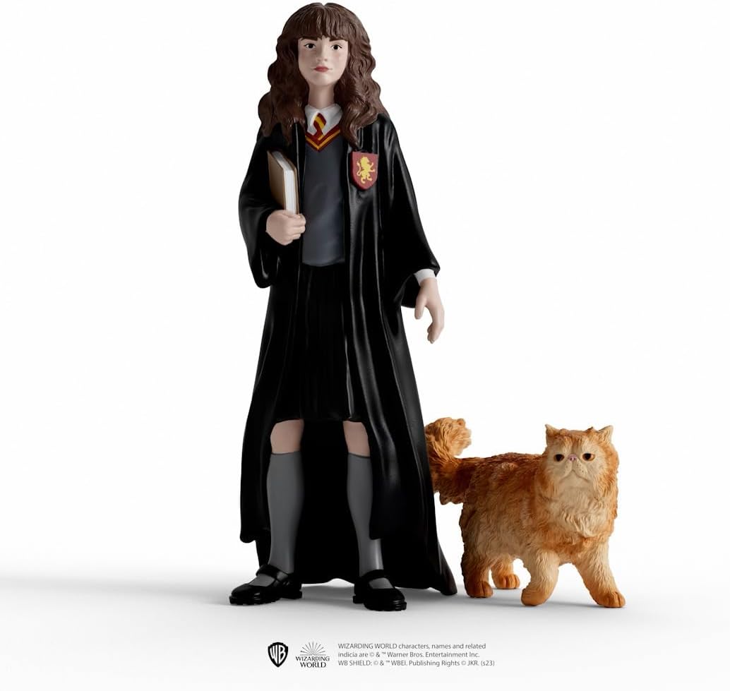 2-Piece Set with Hermione Granger & Crookshanks Collectible Figurines S31532