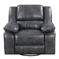 Gray Swivel Glider Recliner S9264