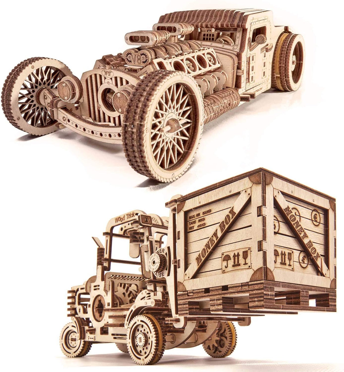 3D Wooden Puzzle Kits Bundle E550