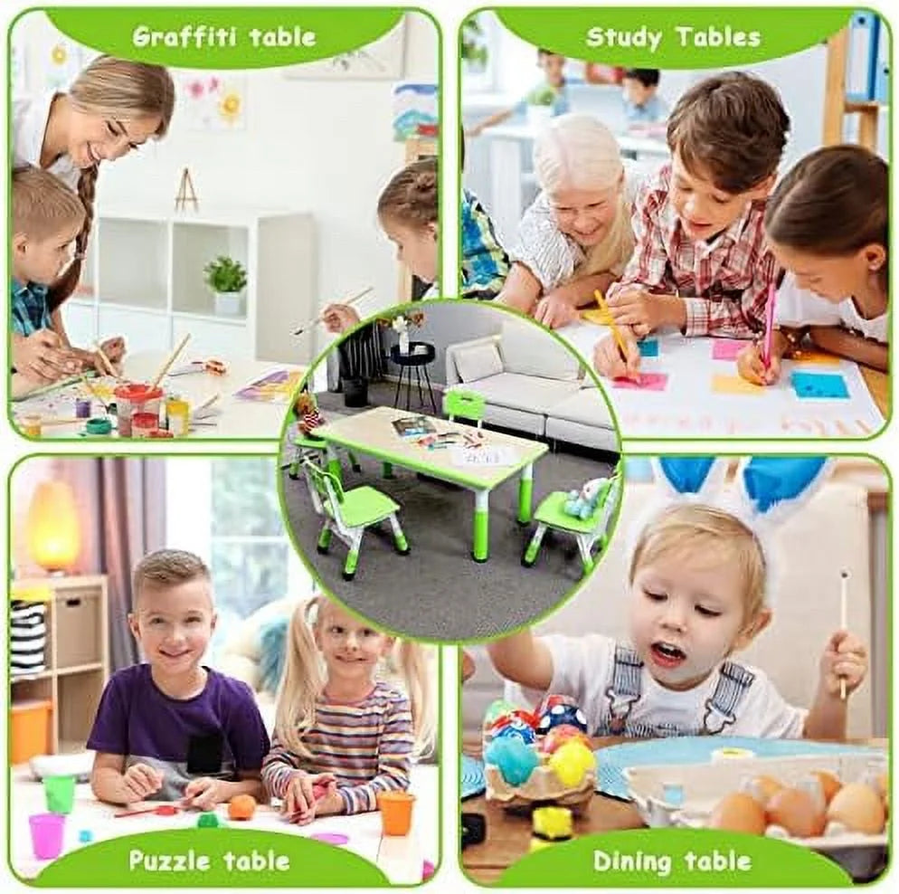 Height Adjustable Toddler Table and Chair Set D717519
