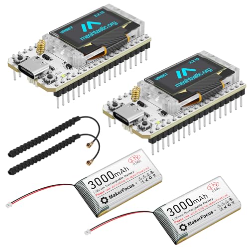ESP32 LoRa V3 Development Board with 3000mAh Battery and 915MHz Antenna G912738