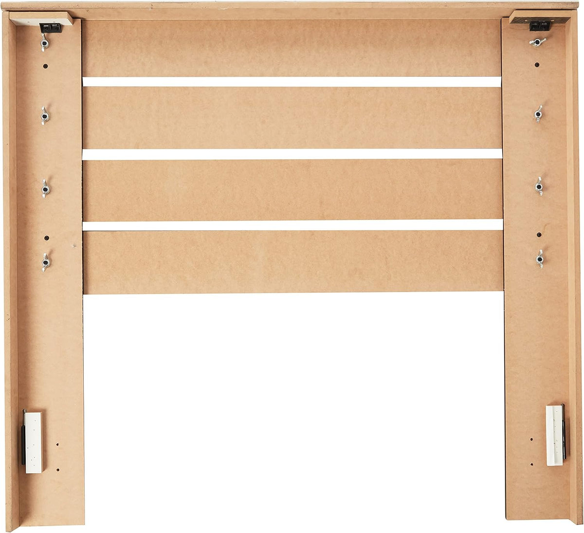 Rustic Open Slat Panel Headboard, Full, Weathered Gray U422617