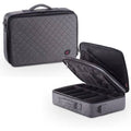 Grey Makeup Case Cosmetic Travel Storage Organizer Bag with Dividers R365