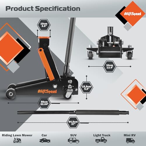 3 Ton Heavy Duty Hydraulic Floor Jack M468