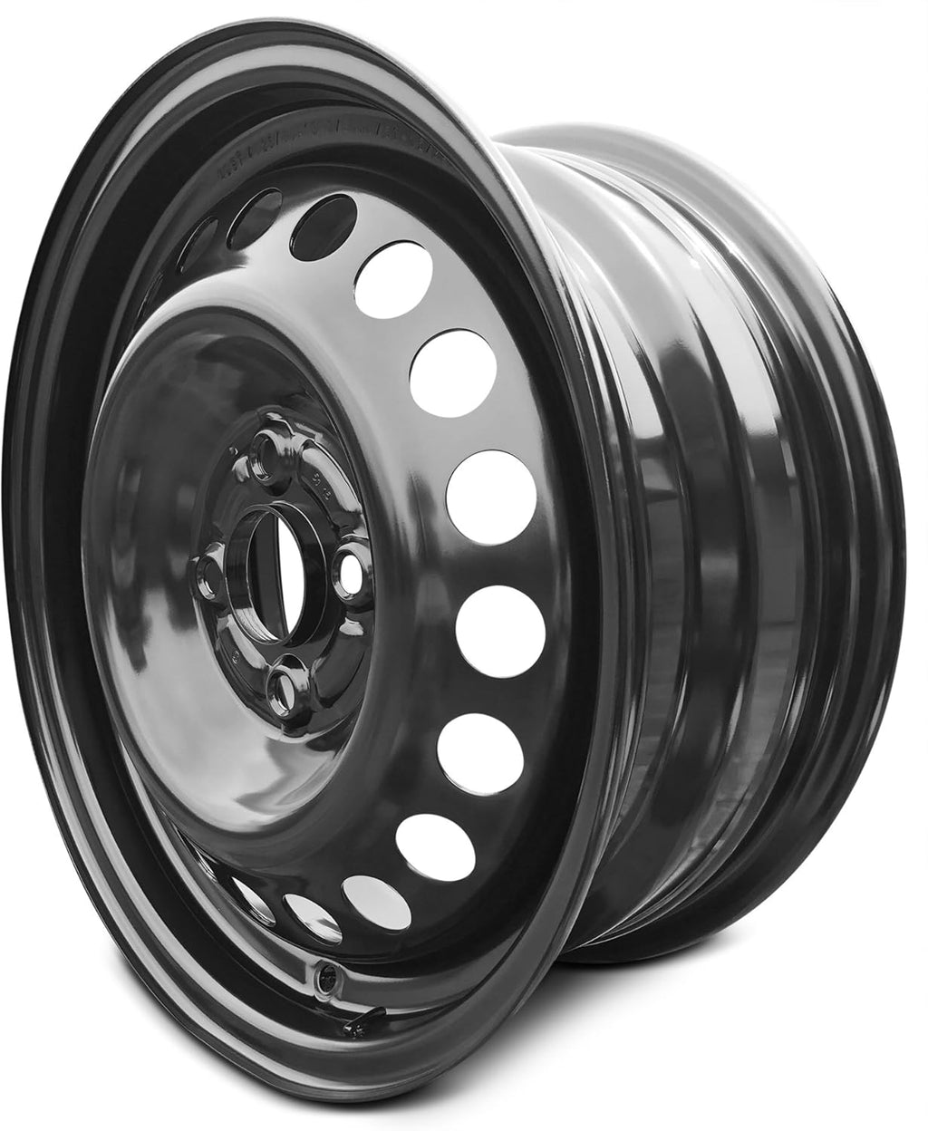 Black Steel Rim 15 Inch 4 Lug C736