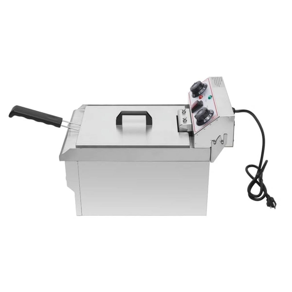 Stainless Steel Faucet Single Tank Deep Fryer 1700W U337