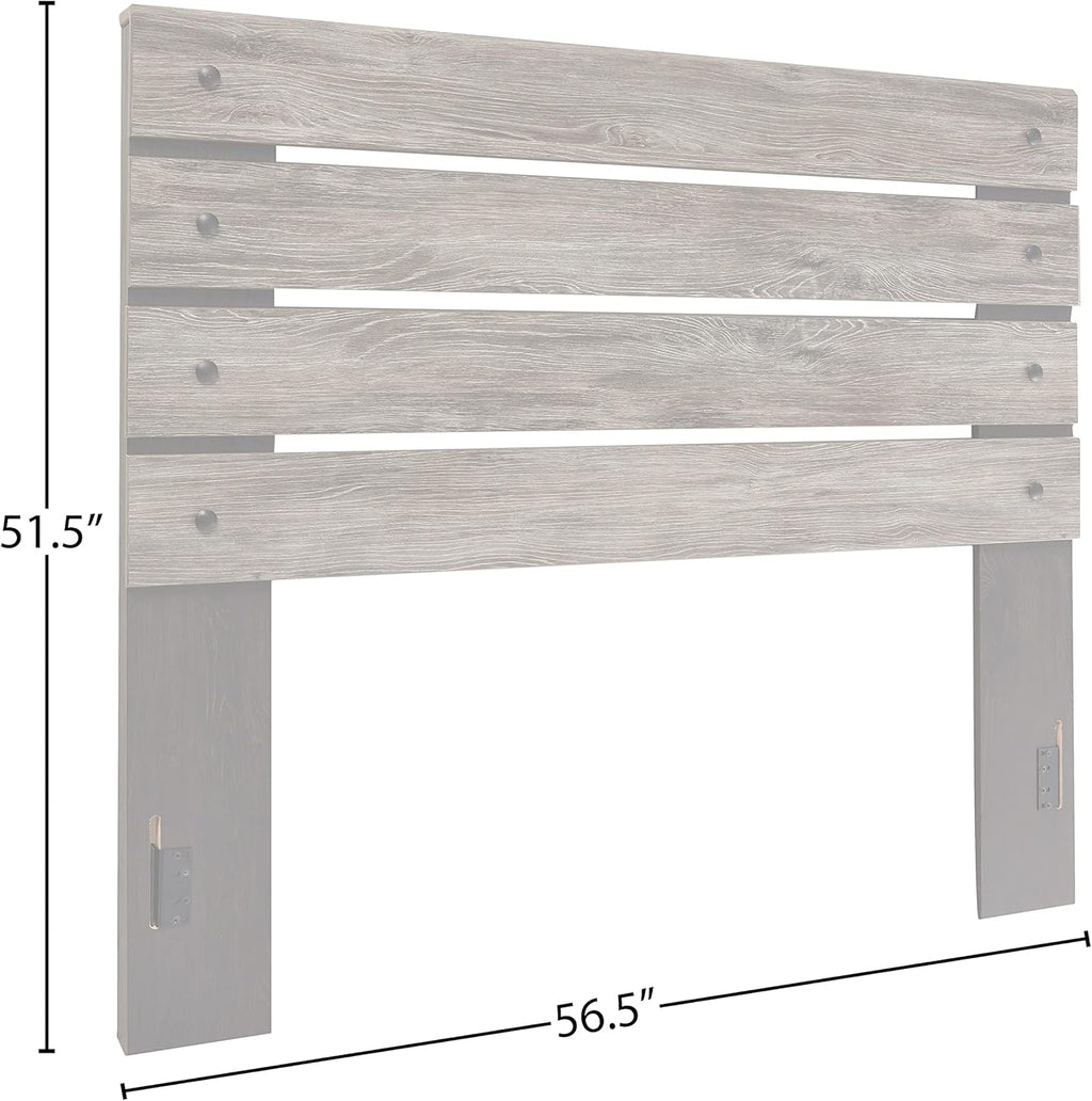 Rustic Open Slat Panel Headboard, Full, Weathered Gray U422617
