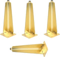 Gold 30cm Aluminium Adjustable Furniture Feet H140437