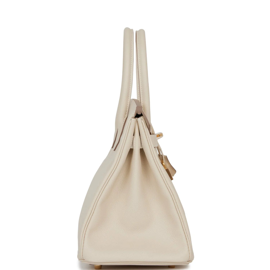 Birkin 30 Craie Epsom Gold Hardware H8069