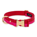 Red Pink Colorblock Dog Collar I865