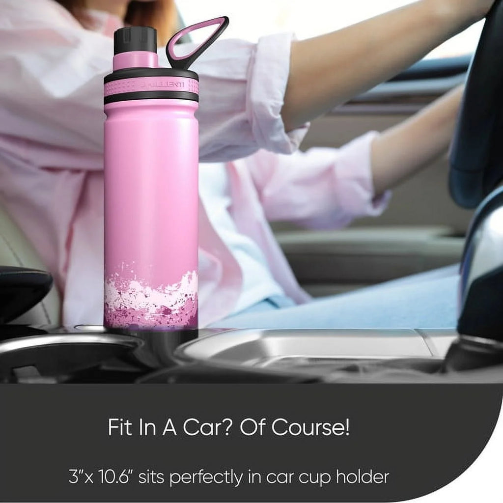 Pink 26oz Vacuum Insulated Stainless Steel Water Bottle J26250