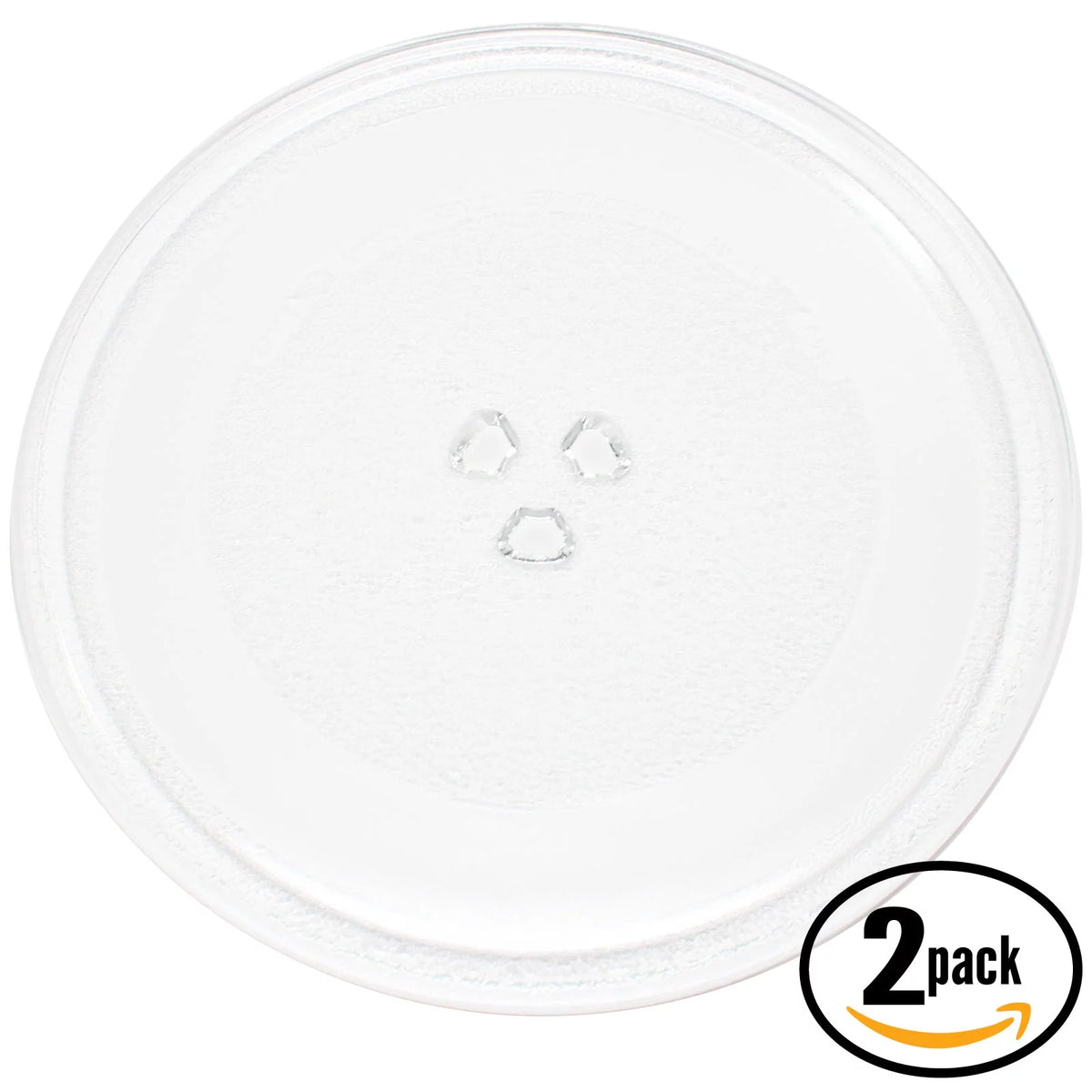 2-Pack 10" Microwave Glass Turntable Tray M9190