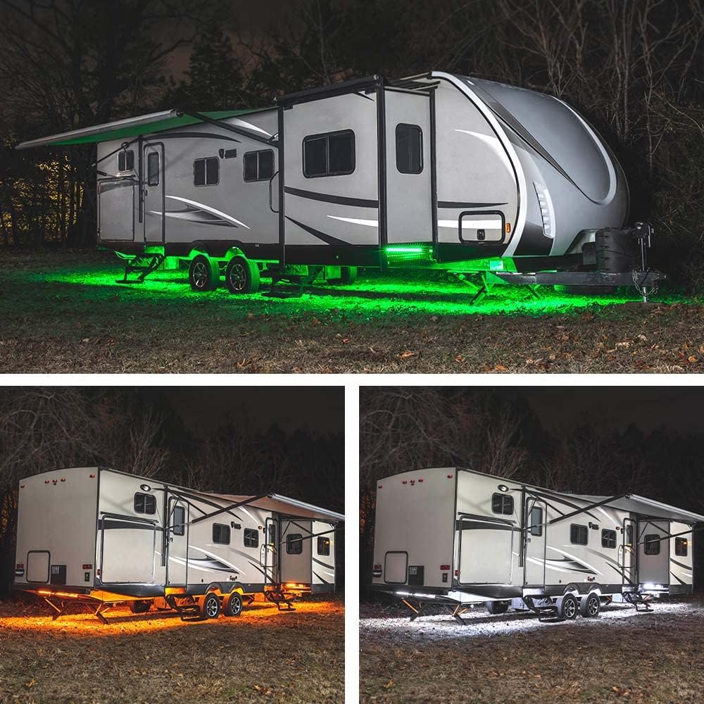 14pc LED Underglow Accent Lighting Kit for Recreational Vehicles I10700