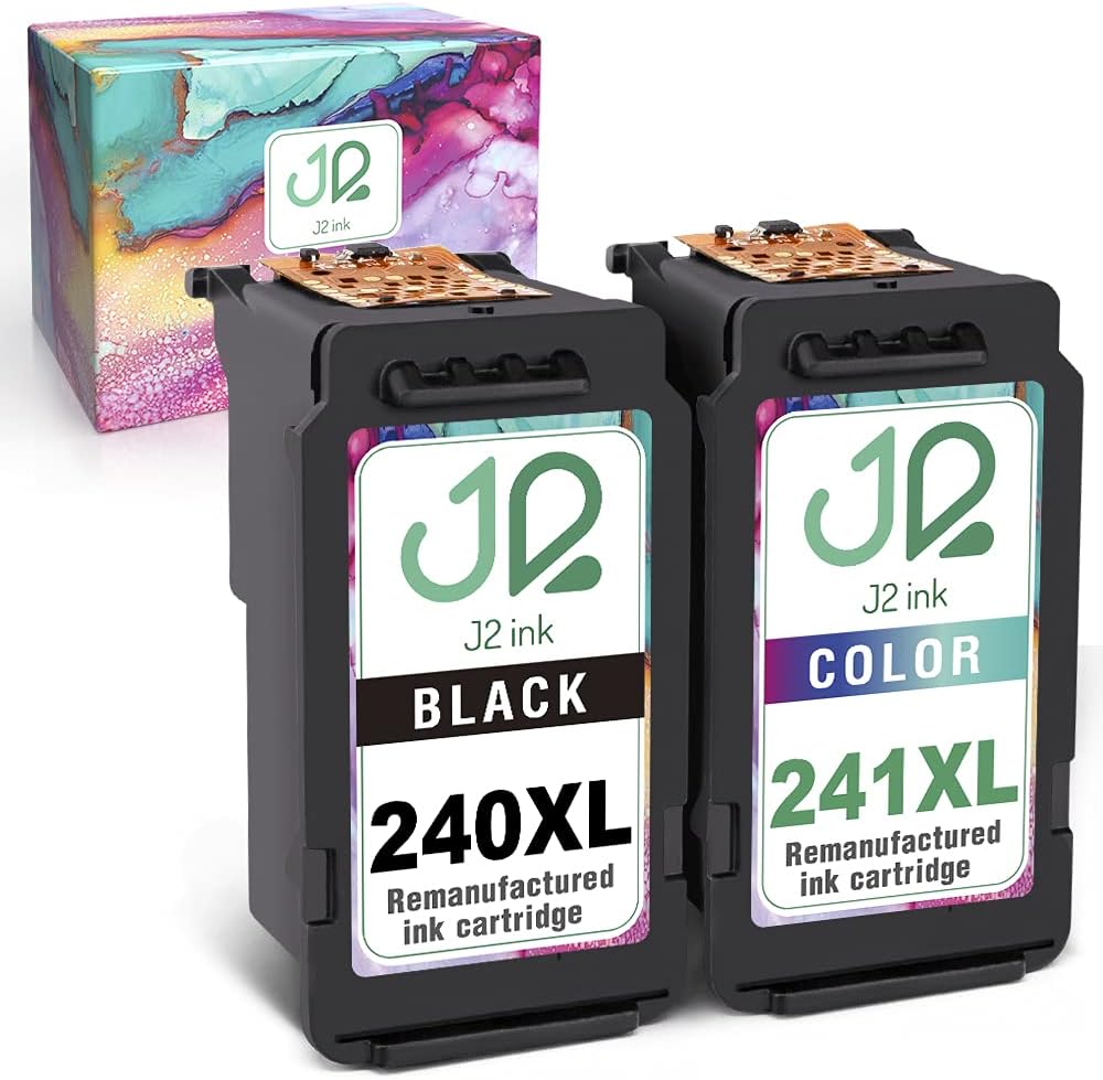 2 Pack Remanufactured Ink Cartridge Combo for Pixma MG3620 L1718