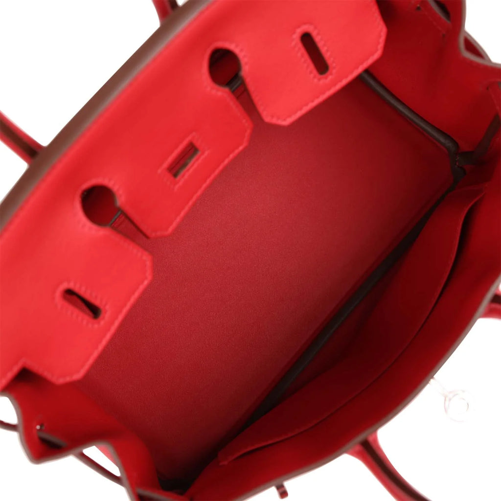 Rouge Piment Swift Leather Handbag A8364