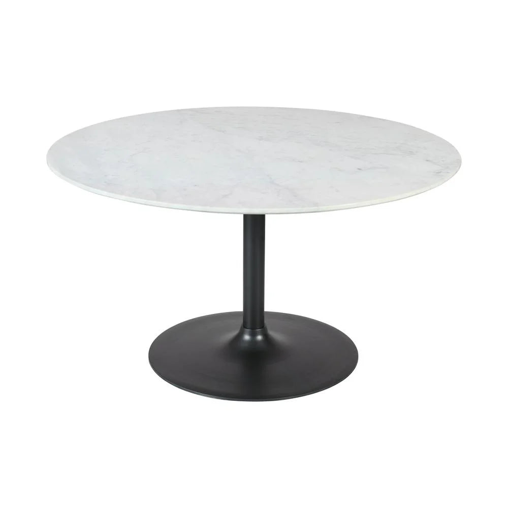 42" Round Marble Pedestal Dining Table S472