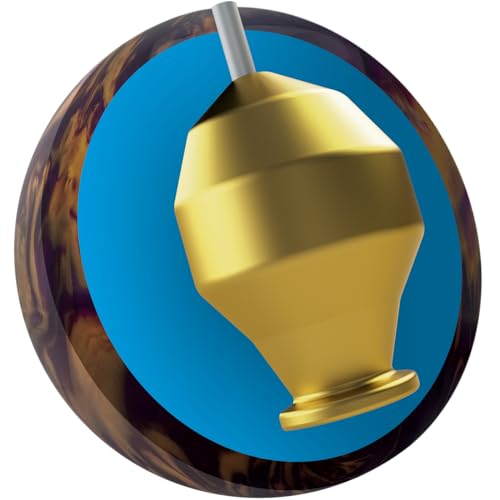 Purple/Gold Bowling Ball P173