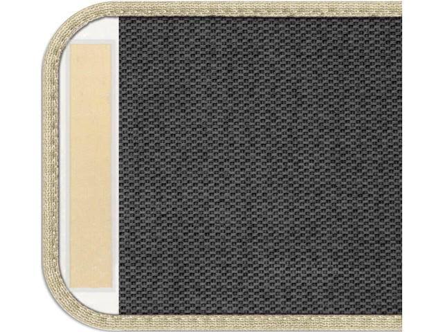 12 Pc Adhesive Carpet Stair Treads Ivory Cream 9 in. x 36 in. M96205
