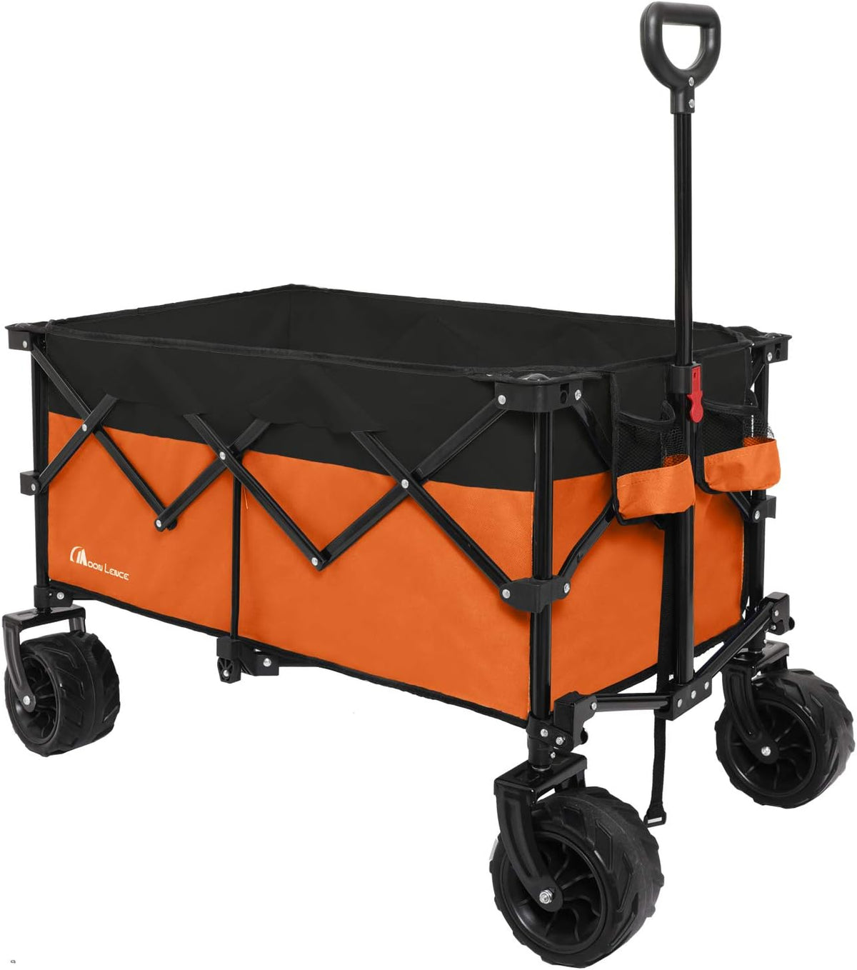 Collapsible Heavy Duty Folding Utility Wagon Cart with All-Terrain Wheels U486209