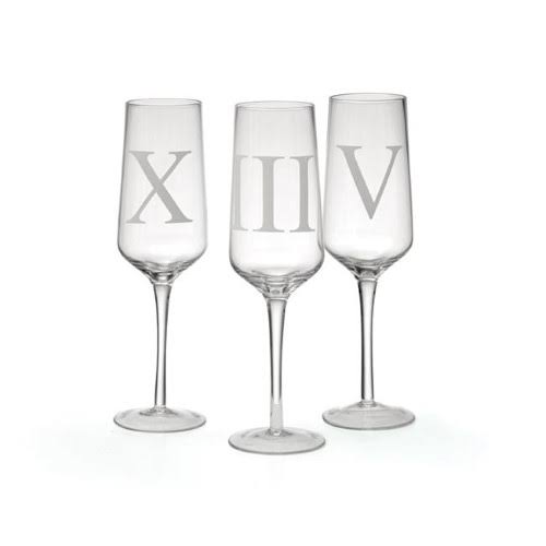 Set of 12 Champagne Flute Glass 10 in. D606038
