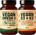 Vegan Omega 3 & Vitamin D3 + K2 Supplement Bundle G591