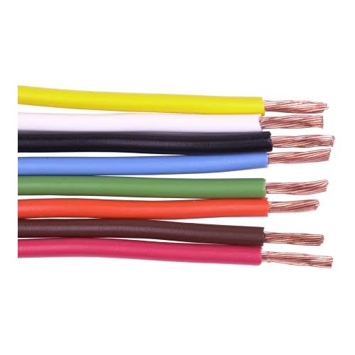 14 Gauge 1 Conductor Orange Hook Up Wire, 500ft V7921