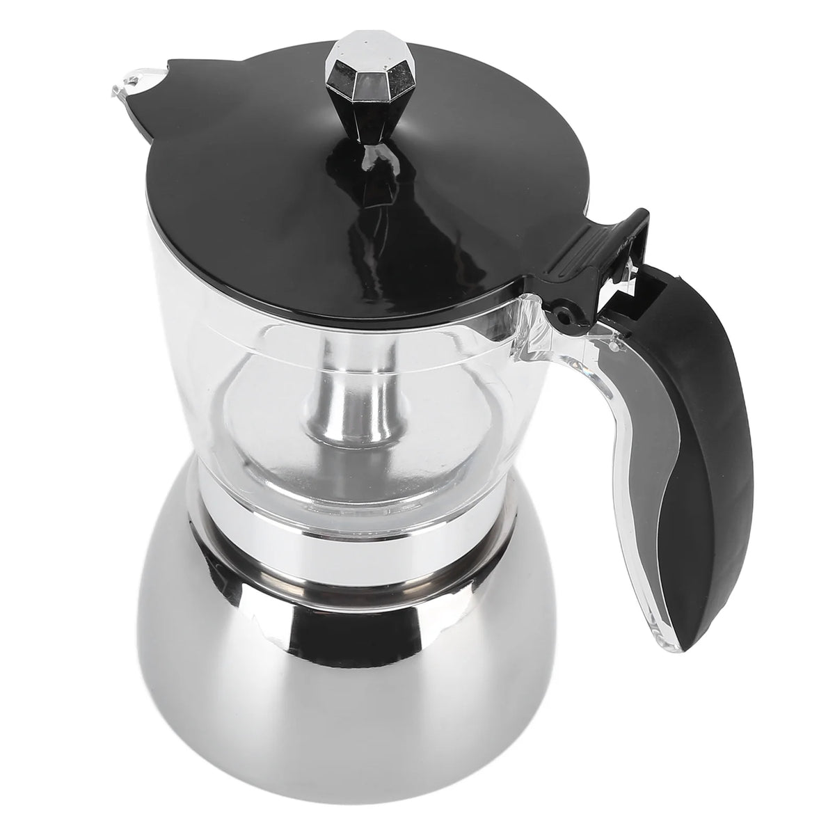 Cafetera Espresso Moka de Acero Inoxidable, 6 Tazas A749178