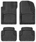 Black 4-Piece Trim-to-Fit Car Mats X5035