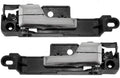 Front Left & Front Right Door Handle with Chrome Lever 2 Pc Set I72356
