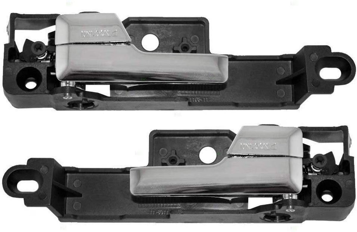 Front Left & Front Right Door Handle with Chrome Lever 2 Pc Set I72356