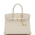 Birkin 30 Craie Epsom Gold Hardware H8069