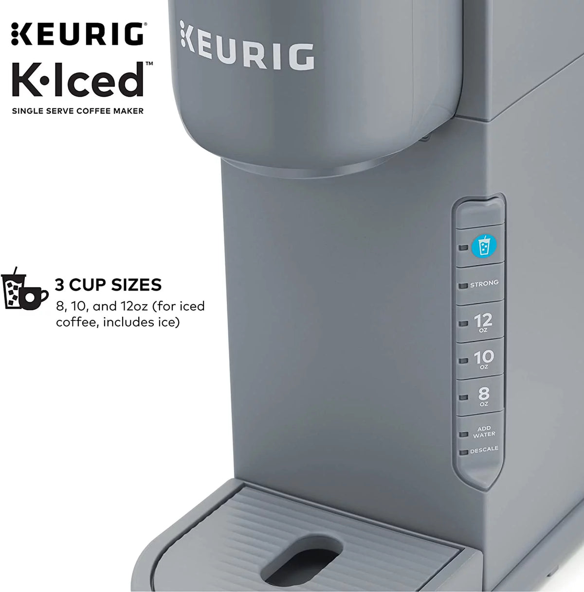 Gray Single Serve Coffee Maker H859715