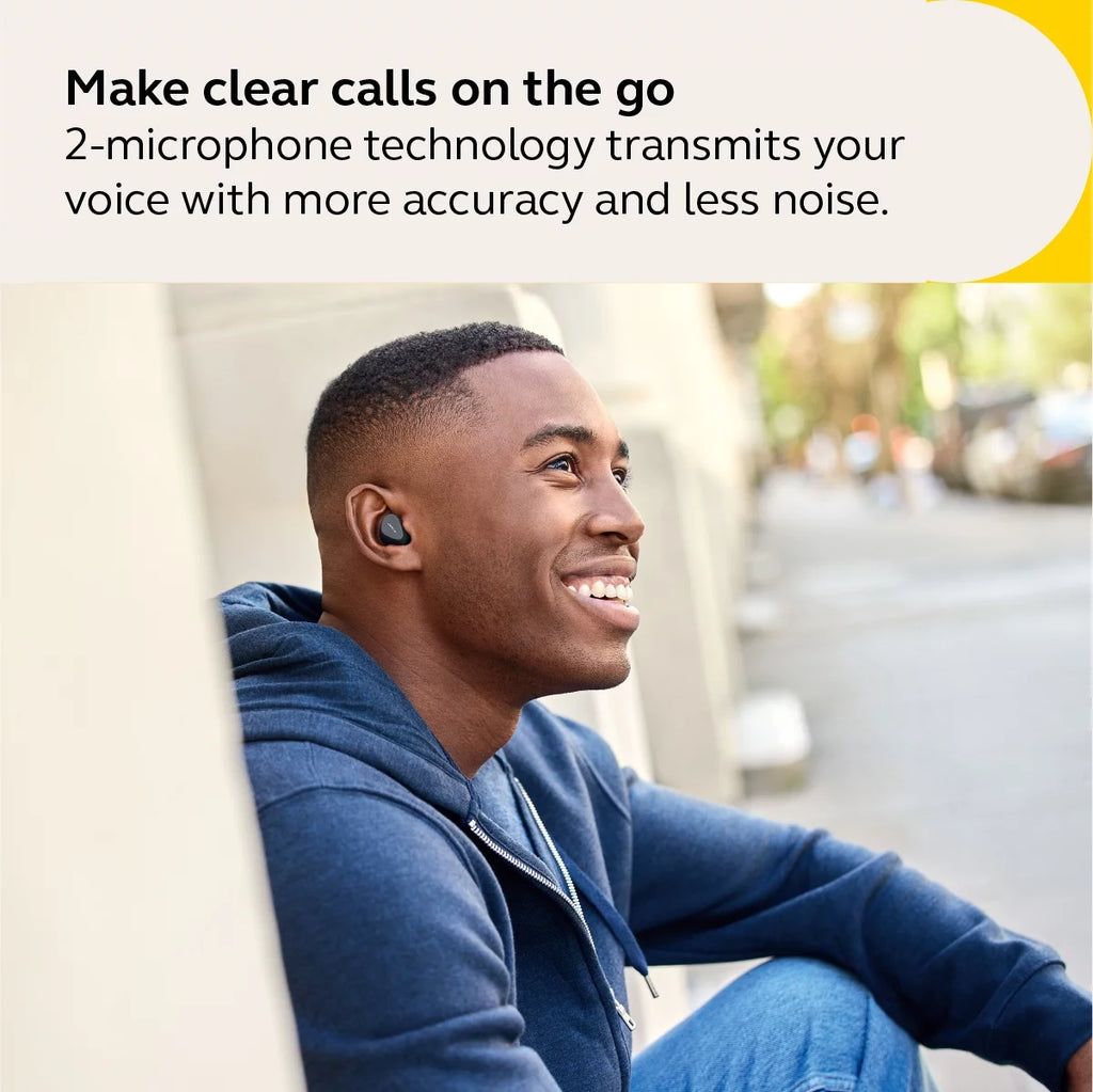 True Wireless Earbuds Noise Isolating Dark Grey P37250