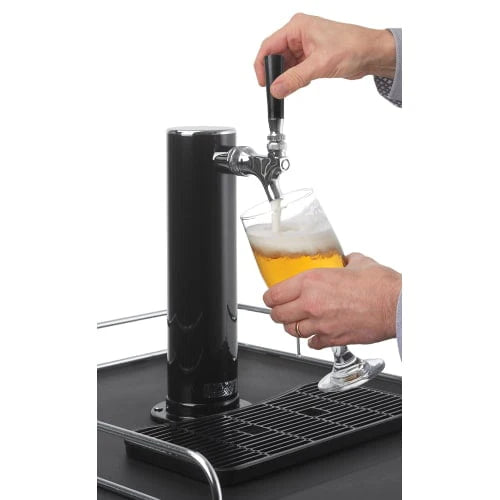 5.4 cft Single Tap Keg Cooler in Stainless B9221