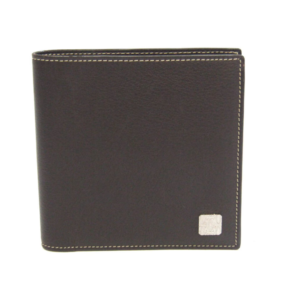 Dark Brown Leather Bi-Fold Wallet R8606