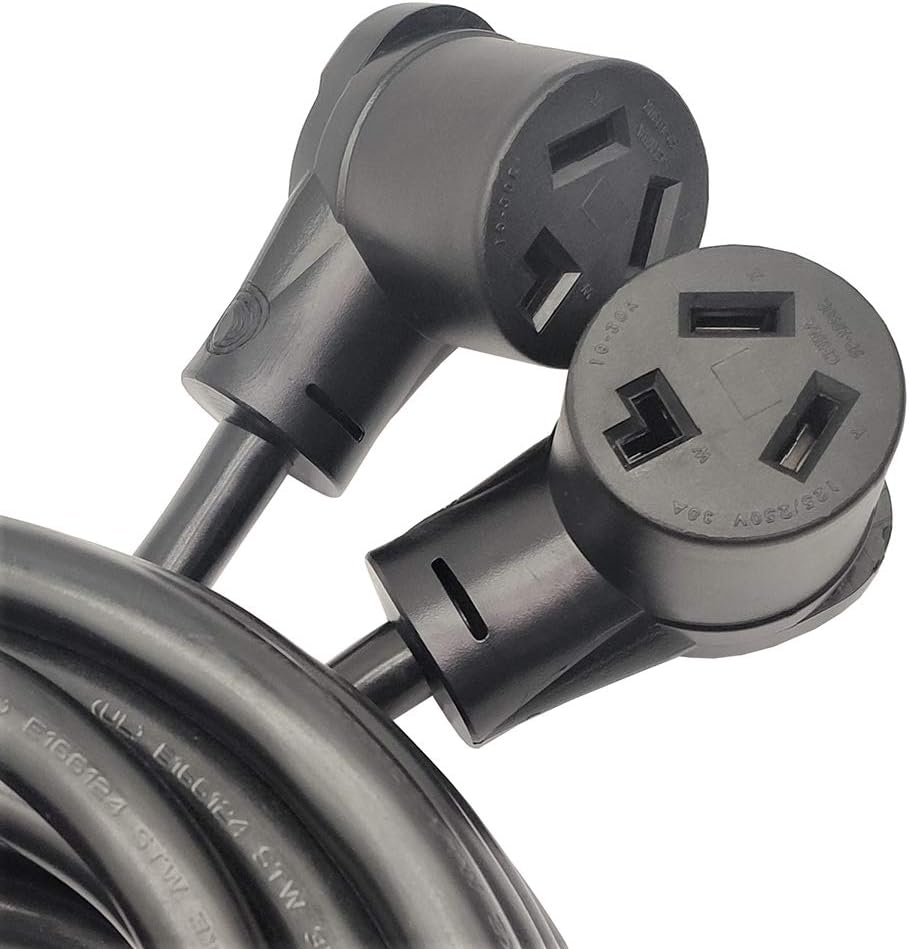 NEMA 10-30P Male Plug to (2) 10-30R Female Receptacle Dryer Y Adapter Cord (35 feet) Z40127