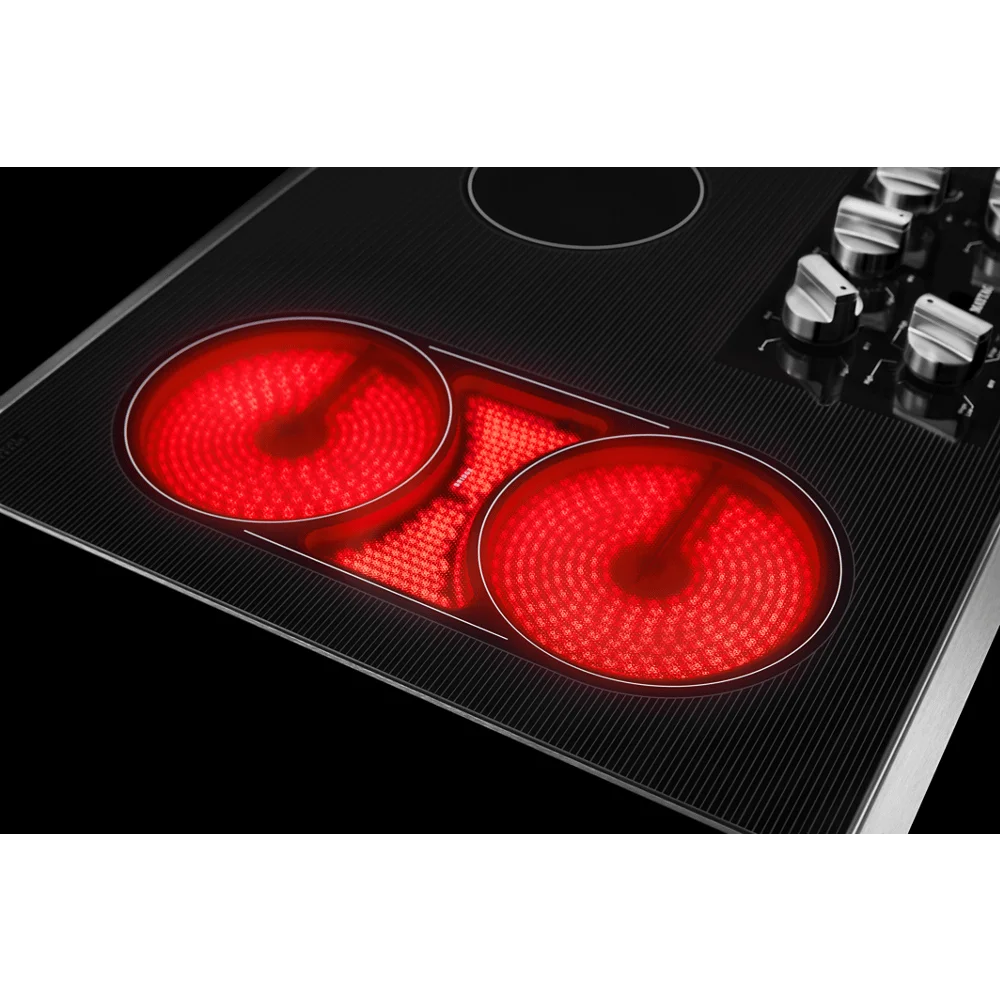 36" Wide Built-In Electric Cooktop - Stainless Steel K373