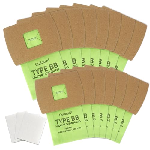 15 Pack Type BB Vacuum Bags with 3 Motor Filter D1964