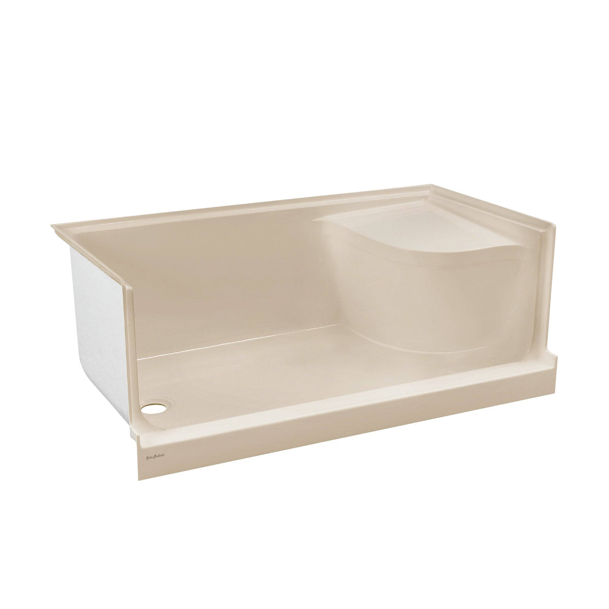 Biscuit Single Threshold Shower Base F59633