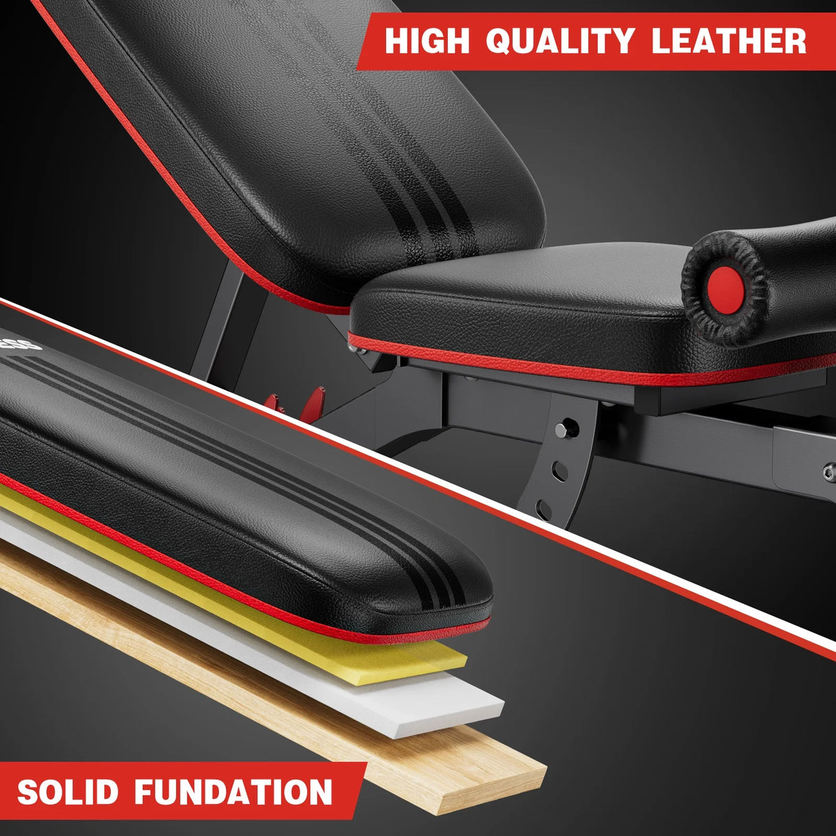 Adjustable Foldable Weight Bench 800 Lbs K227706