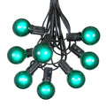125 Green Globe Bulbs Patio String Lights Y9222