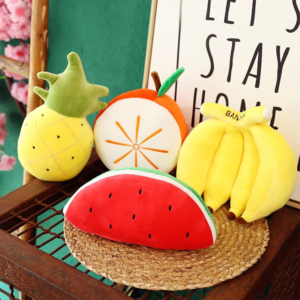 Orange Simulation Lemon Throw Pillow Plush Kids Toy R5639