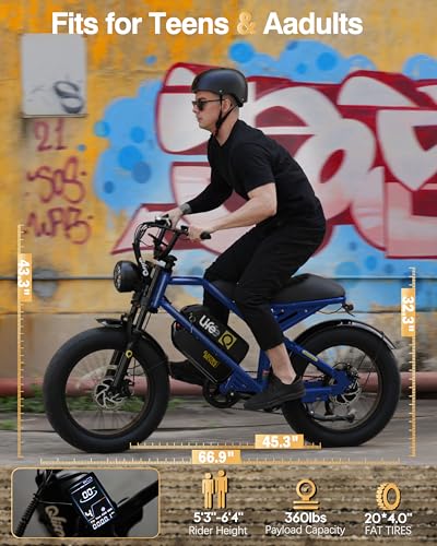 1500W 20" Fat Tire Electric Bike 7-Speed Q3058